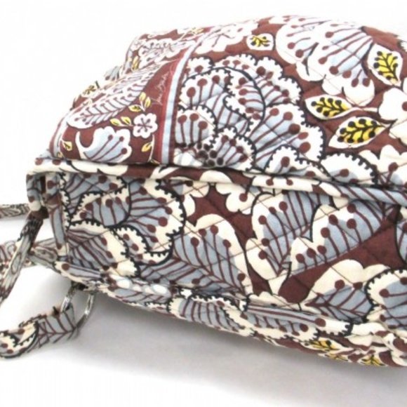 Vera Bradley Slate Blooms Shoulder Bag VGC - Picture 4 of 6